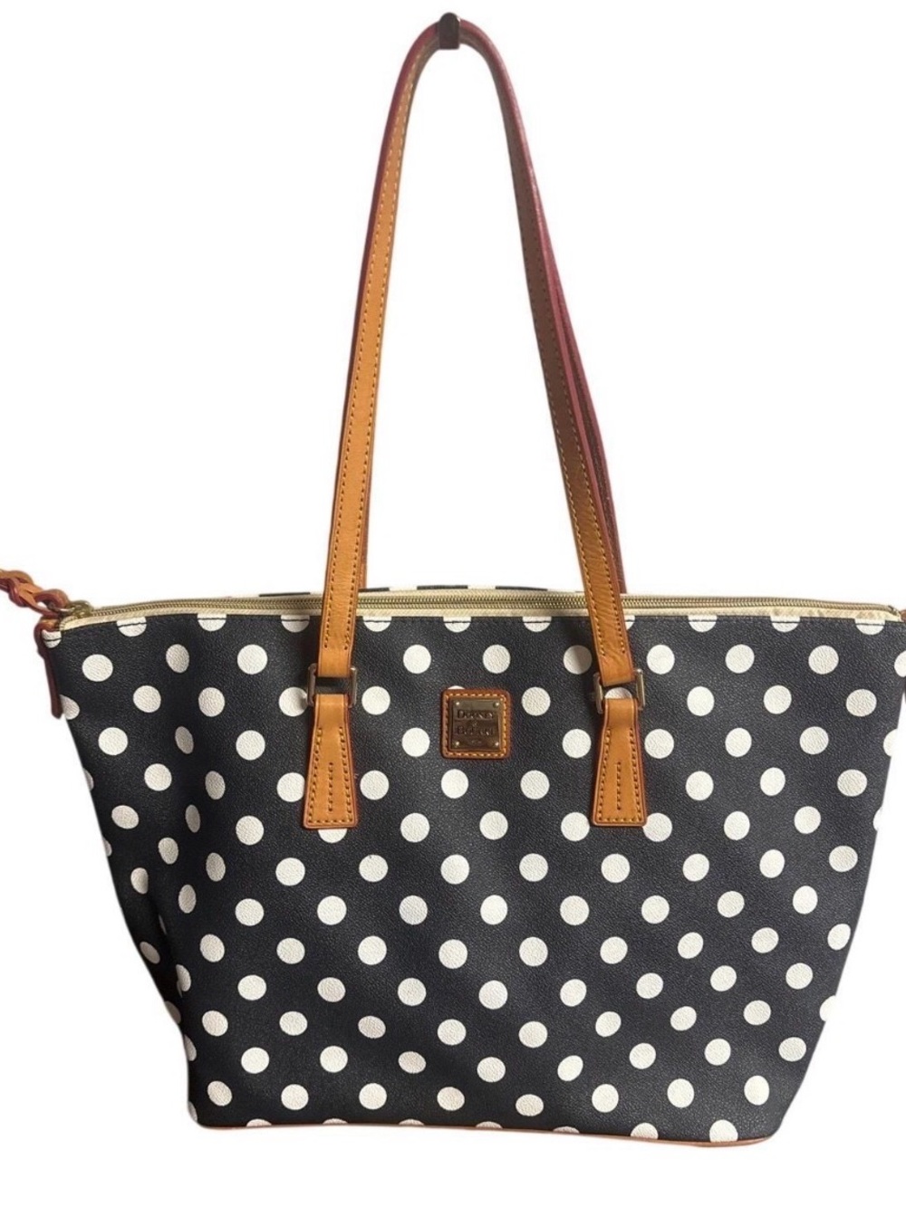 Dooney & Bourke Black & White Polka bag